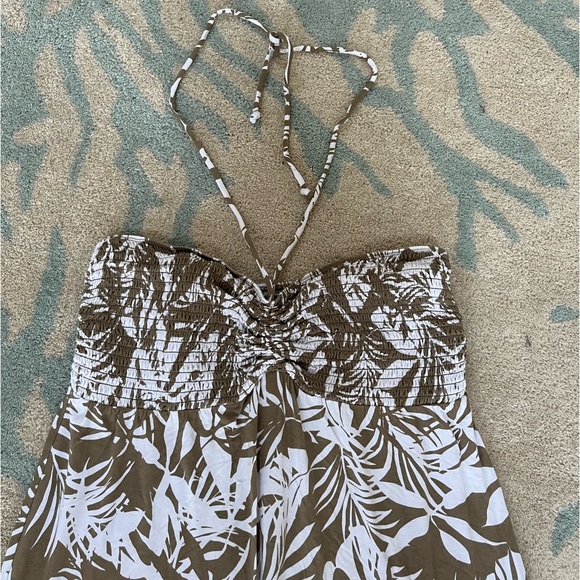 Tommy Bahama Beige Palm Maxi Dress - Picture 2 of 6